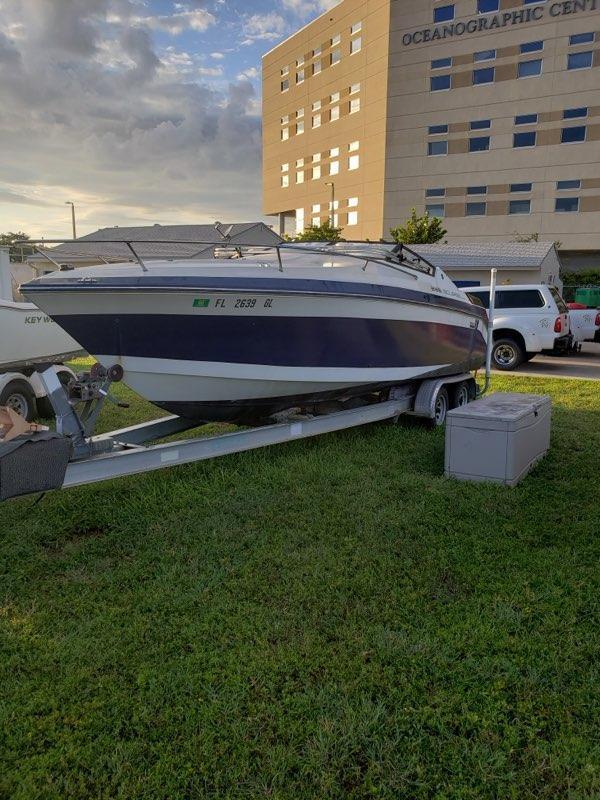 1990 Wellcraft 23' Boat Located In Dania Beach, Fl Has Trailer Used