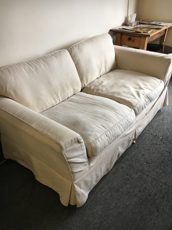 Two seater sofa bed cream in Wandsworth, London Gumtree