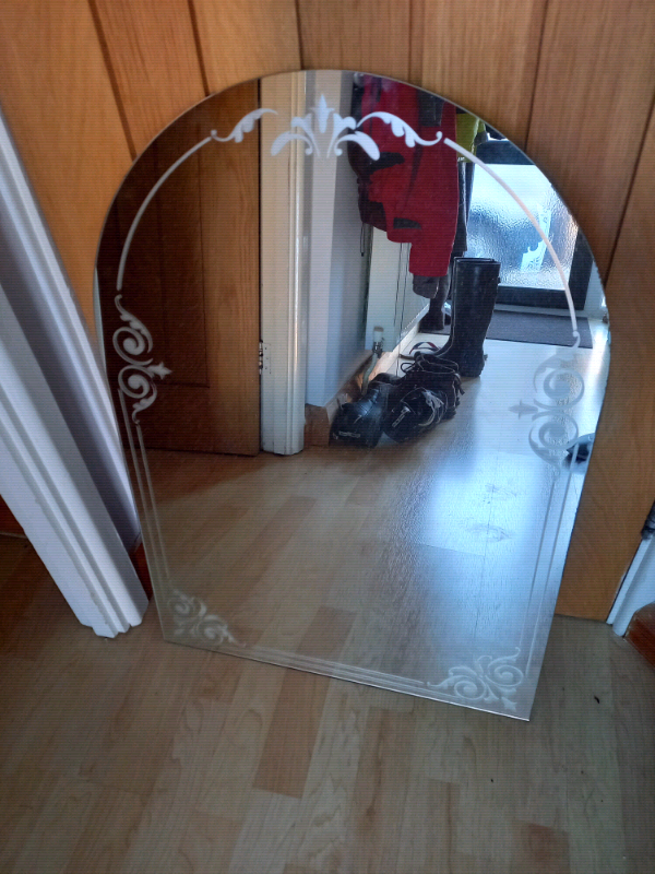 Half moon mirror | in Cambridge, Cambridgeshire | Gumtree