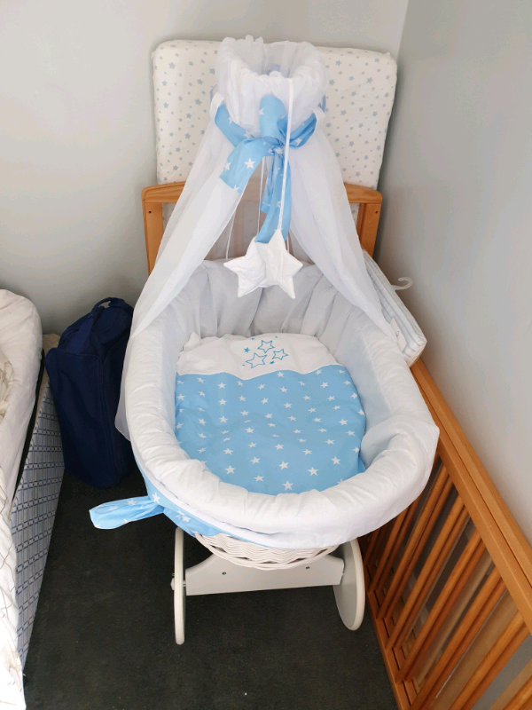 Moses basket on wheels in Lochgelly, Fife Gumtree