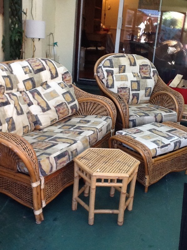 Cane garden furniture. Six piece in Lanark, South Lanarkshire Gumtree