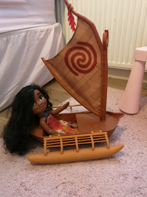 Disney moana toddler doll and boat | in Pontardawe, Swansea | Gumtree
