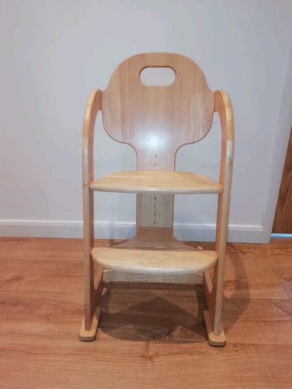 Wooden high chair | in Wellingborough, Northamptonshire | Gumtree