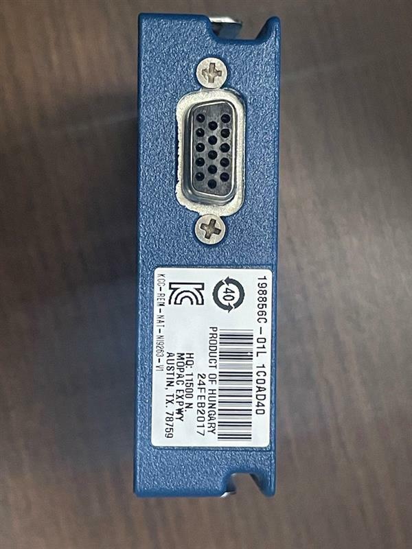 National Instruments NI9263 4Chnl +/10V 16bit Analog Output Module