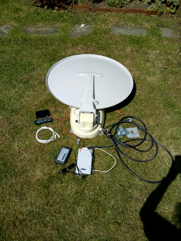 Oyster Vision automatic satellite dish in Sheffield, South Yorkshire