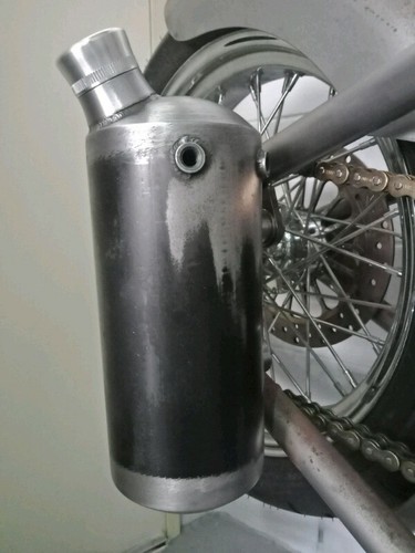 Tinworksinc Harley/Chopper/Bobber/Sportster/Vertical Oil Tank,4-1/2