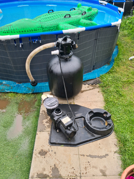 build your own pool sand filter