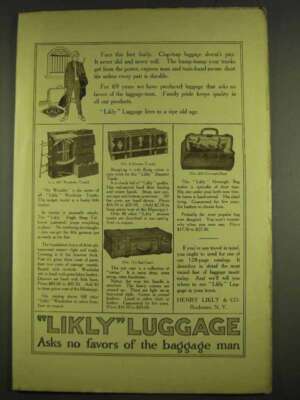 1913 Likly Luggage Ad - No. 681 Wardrobe Trunk