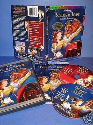 NEW Platinum Ed Walt Disney Beauty and the Beast 2 DVD Bonus Collector CD +ROM