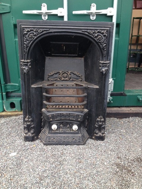 Original Antique Carron Company Cast Iron Fireplace Date 1840