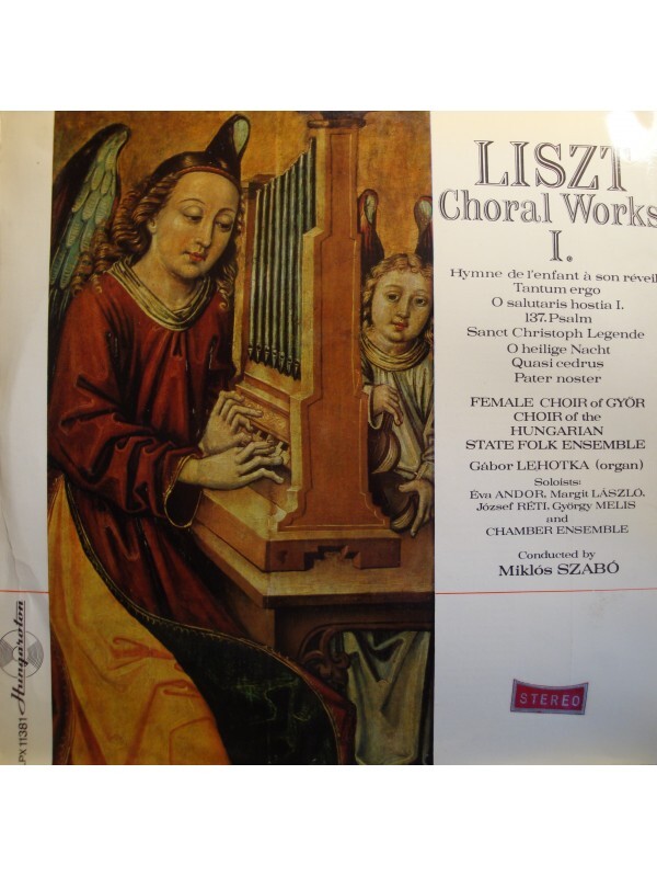 Miklos Szabo/Lehotka/Andor Choral Works 1 Liszt Lp Qualiton Vg++