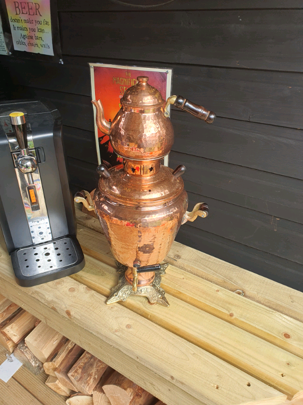 5lt Outdoor Handmade Copper Samovar/Kettle and Teapot in Bangor