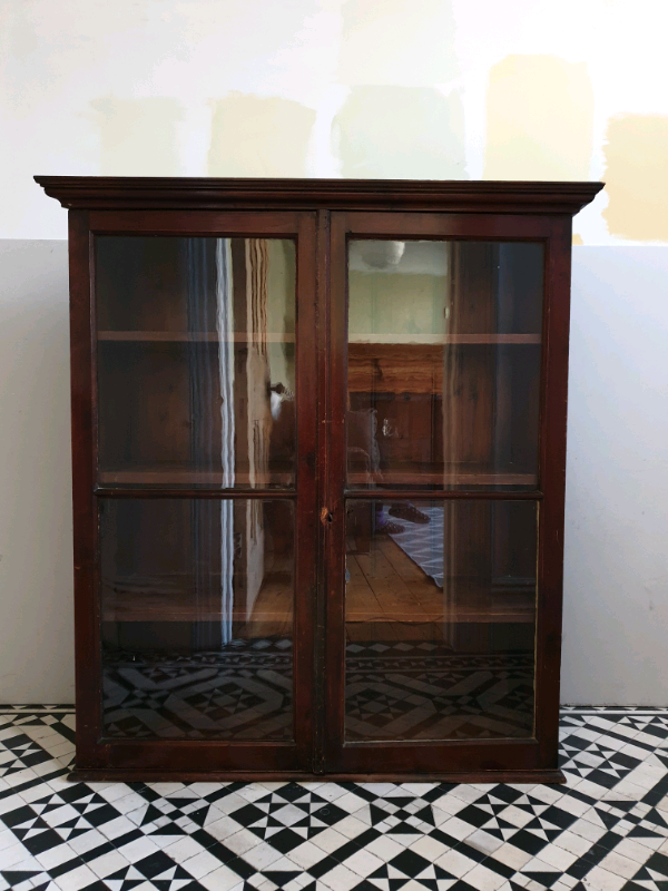 Antique Victorian Cabinet Dresser Top Book Shelf In Penarth Vale