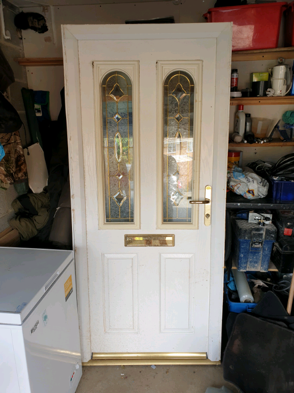 Composite Front door gold handle/letterbox in StocktononTees
