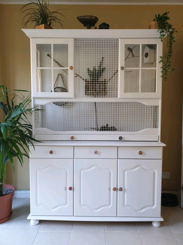 Bird aviery/ cage made of kitchen dresser Offers in Totnes