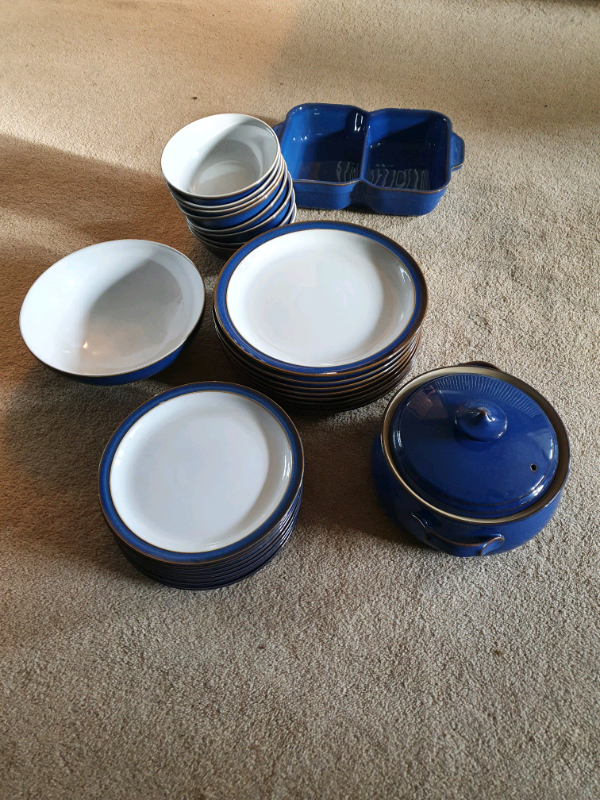 Denby Crockery Imperial Blue Dinner Set in East Craigs, Edinburgh