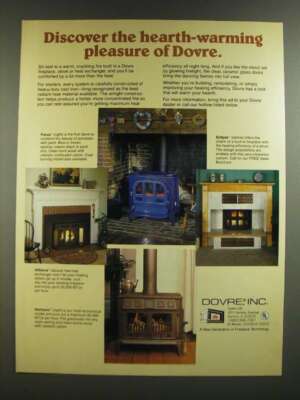 1986 Dovre Ad - Focus & Heirloom Stoves, Eclipse Fireplace, Alliance Fireplace