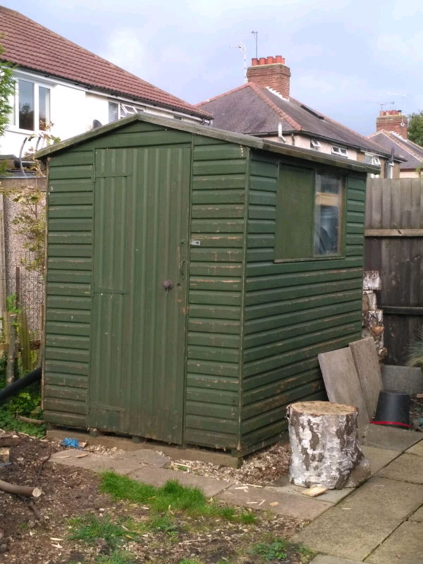 Garden shed for sale 7' x 5' in fair condition in Rugby, Warwickshire Gumtree