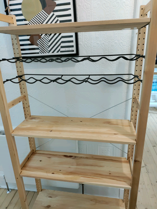 IKEA Ivar Shelf system with wine racks in Meadows, Edinburgh Gumtree
