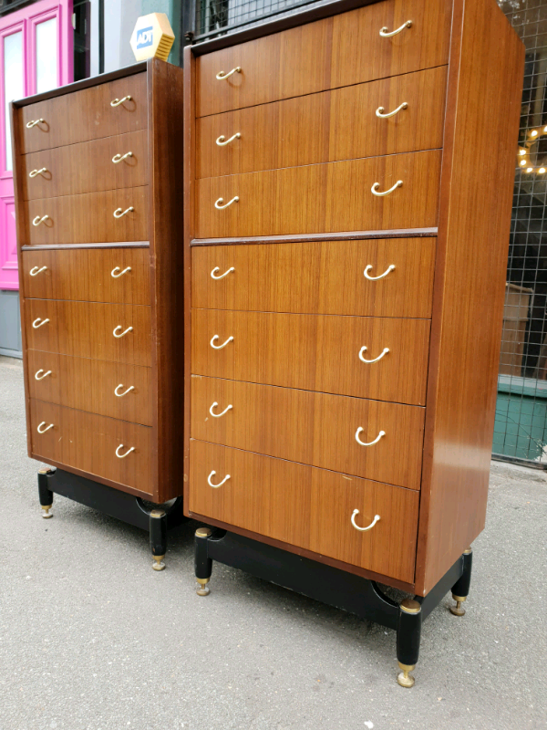 Pair Of G plan Tallboy Chest Of Drawers in Crystal Palace, London