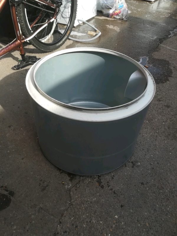 Dryer Drum Fire Pit Burner Planter In Nottingham City Centre