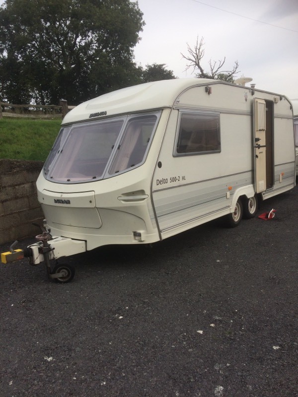 Lunar delta 2 berth twin axle caravan in Bromyard, Herefordshire