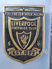 Garden ornament Liverpool football club wall plaque. 