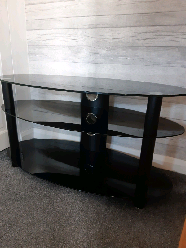 Glass Oval TV Stand *Excellent Cond* in Heathrow, London Gumtree