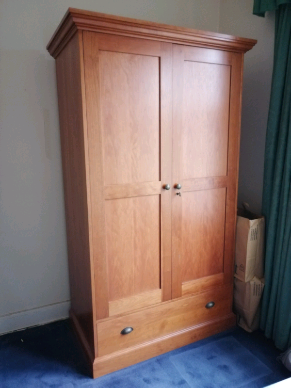 Marks Spencer M S Hemsley Solid Oak Wardrobe Drawer Mirror