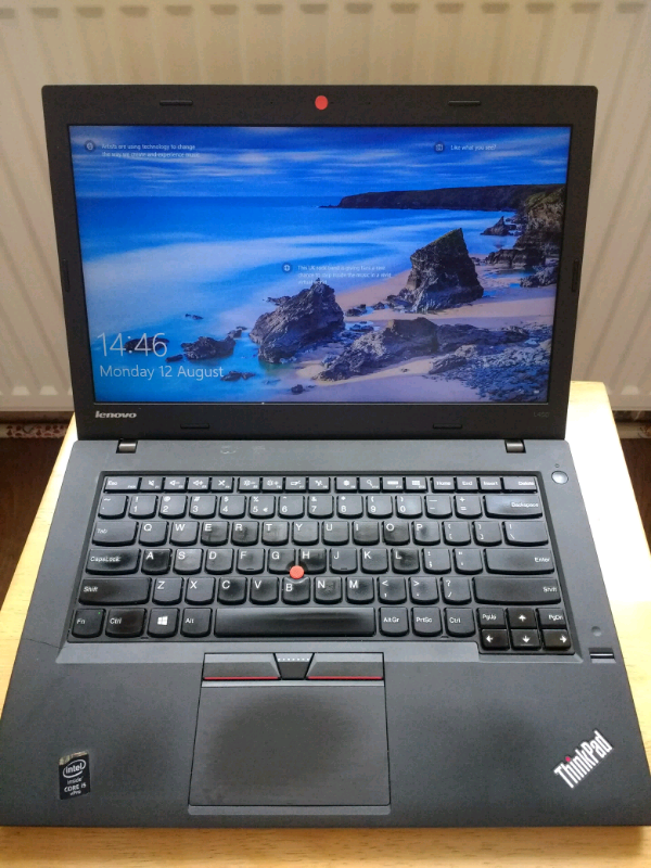 Lenovo Thinkpad L450 i54300U 8GB vPro 500GB HDD Fingerprint scanner