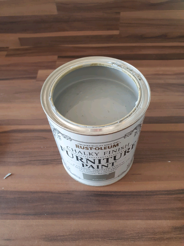 Rust oleum chalky finish furniture paint anthracite 750ml in Hull