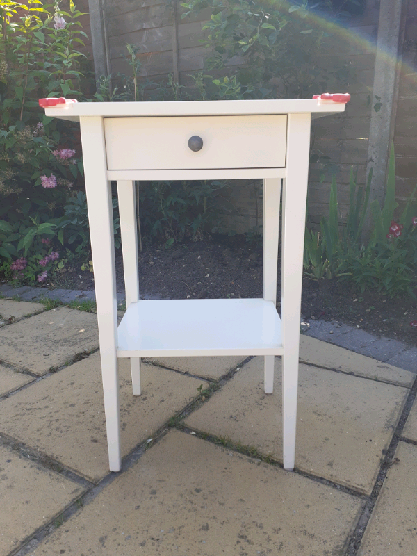 white ikea hemnes bedside table | in Orpington, London ...