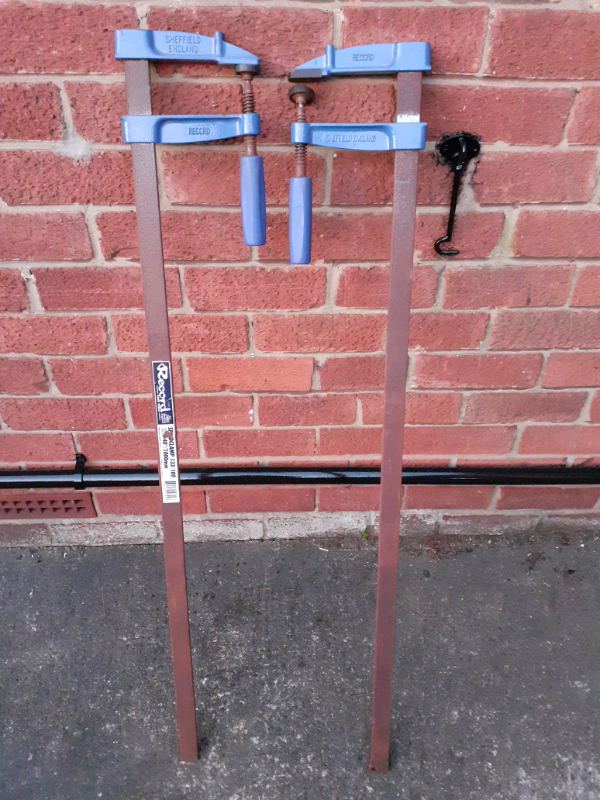 A Pair Of Record Sash Cramps Clamps Woodworking Tool Joiner in Redcar