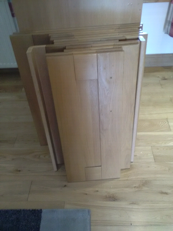 Solid oak shaker style kitchen cupboard doors | in Buckie, Moray | Gumtree
