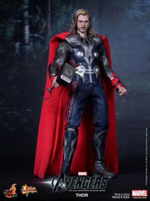 HOT TOYS MARVEL THE AVENGERS THOR MMS175 1/6 SCALE ACTION FIGURE NEW SEALED U.S.