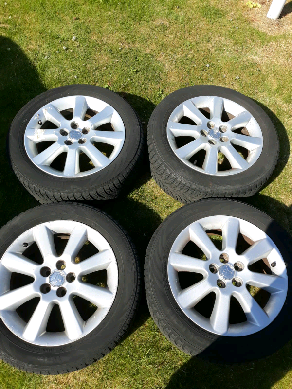 Toyota Avensis 16" alloy wheels +4x winter tyres 205/55/16 in