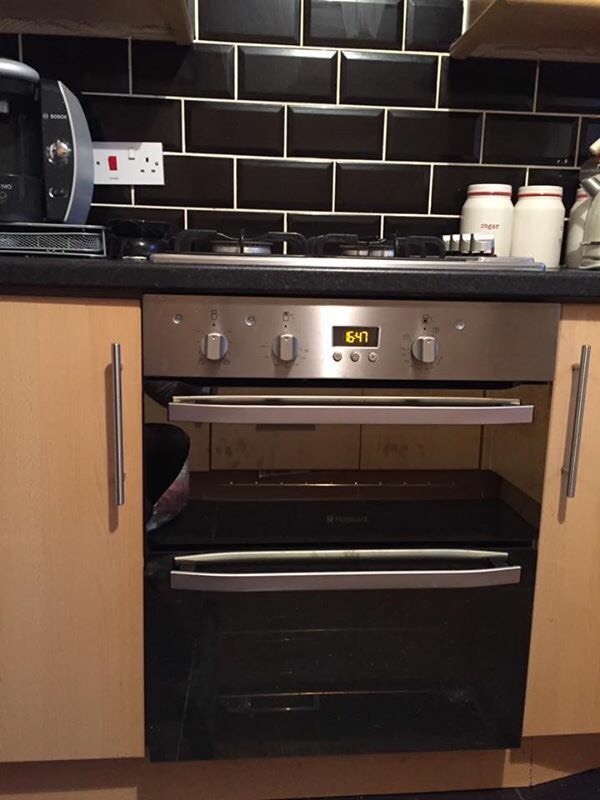Hotpoint Under counter built in double oven. in Tonypandy, Rhondda