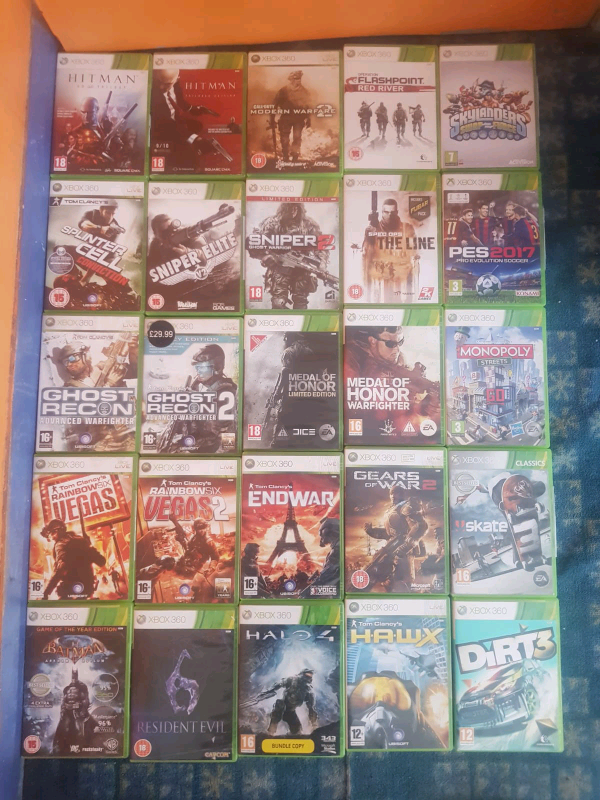 Xbox360 games and accessories for sale all different prices in Grays