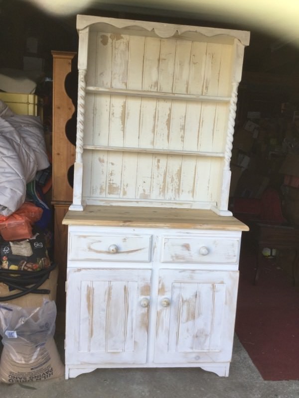 SHABBY CHIC WHITE WELSH DRESSER in Great Cornard, Suffolk Gumtree