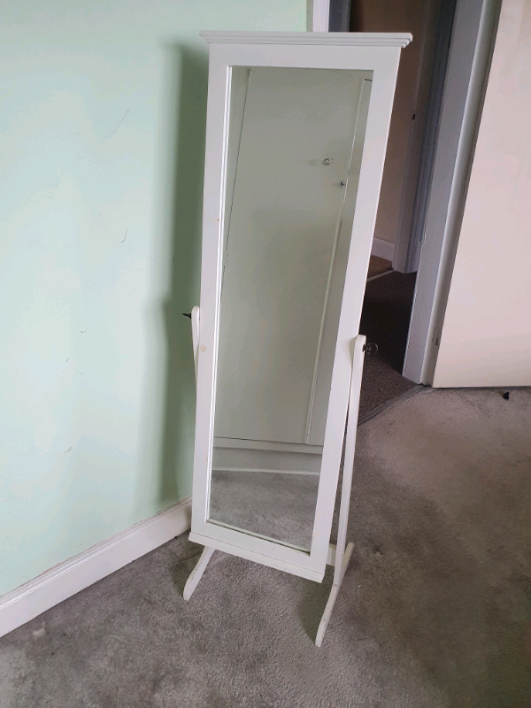Free standing white mirror in Ripley, Derbyshire Gumtree