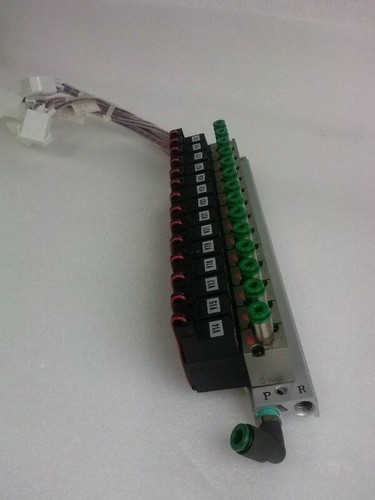 SMC VZ110 Solenoid Valve Assembly (14 Solenoid, Manifold)