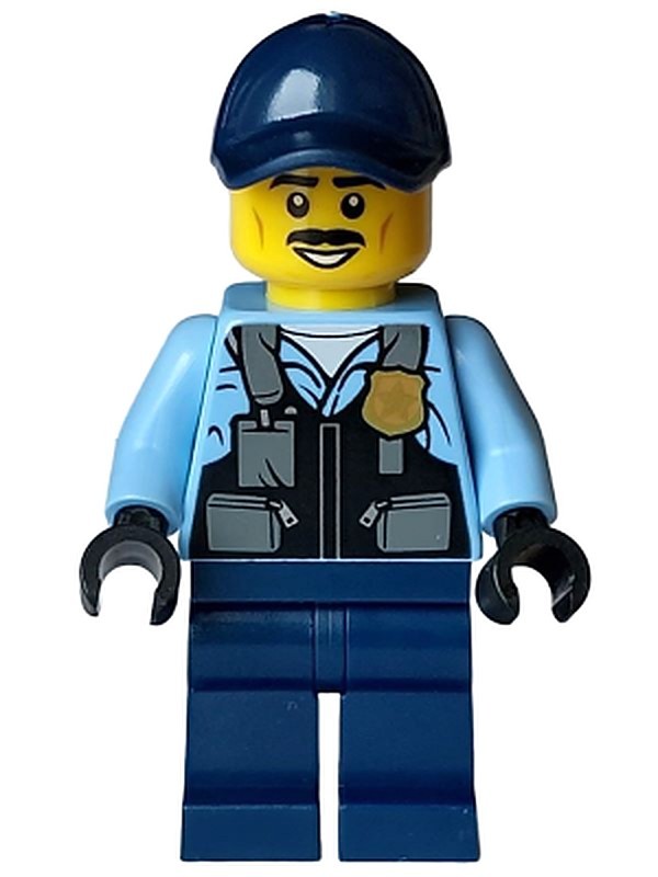 Police - City Officer Male, Safety Vest with Police…