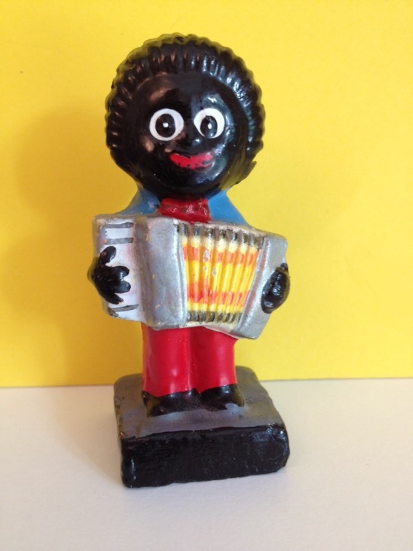 Robertson's Golly Accordion player gollywog pottery figure