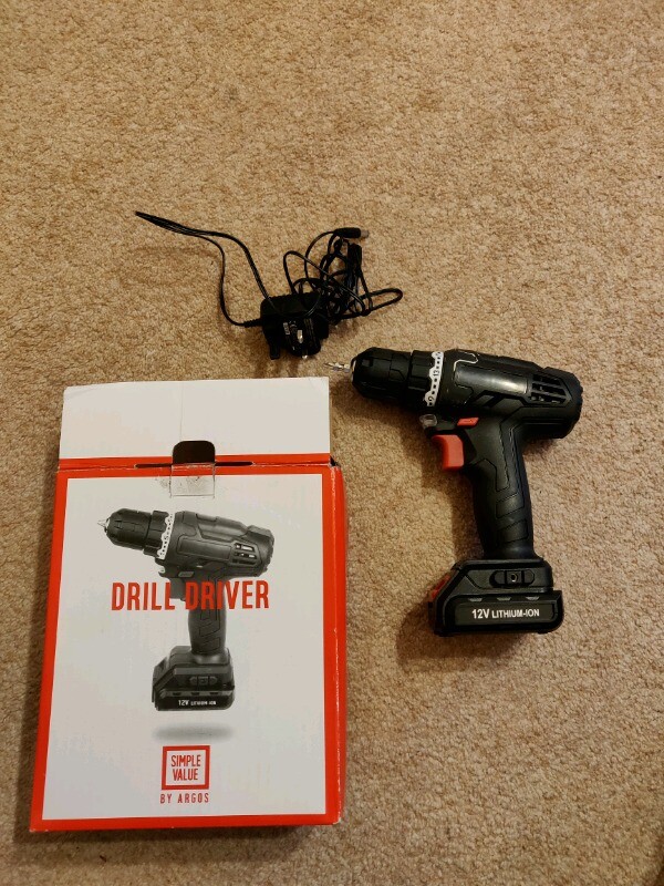 Simple Value LiIon Cordless Drill Driver 12V Very good condition
