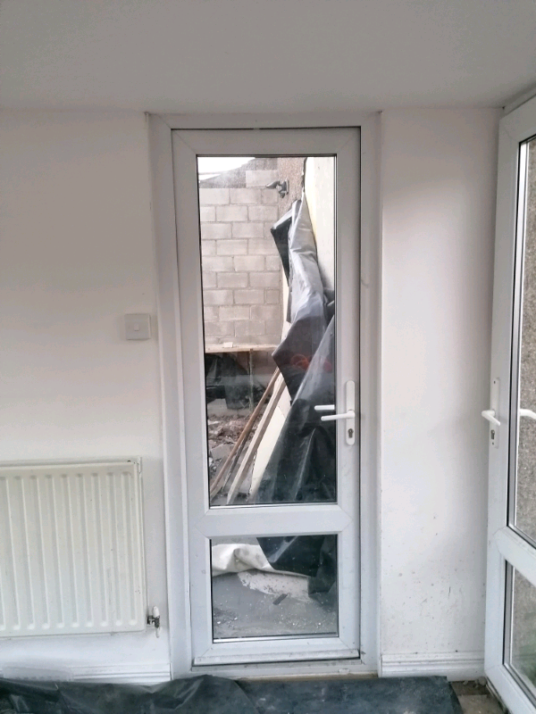 Upvc Back Door With 2 Glass Panels In Heath Cardiff Gumtree