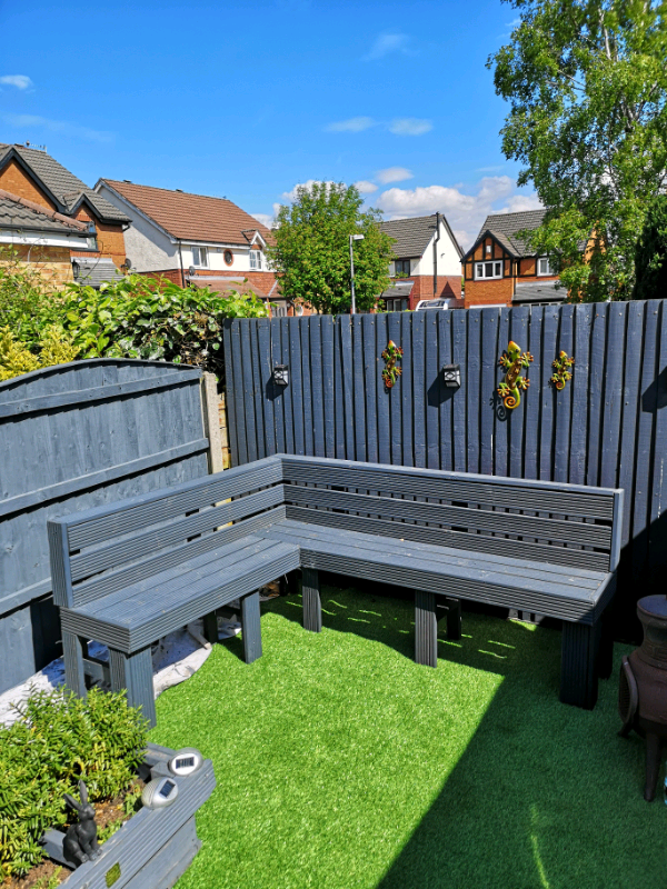 Large Garden Patio Corner Bench Reduced In Pendlebury