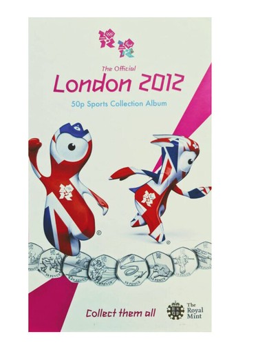 Royal Mint The Official London 2012 50p Sports Collection Album