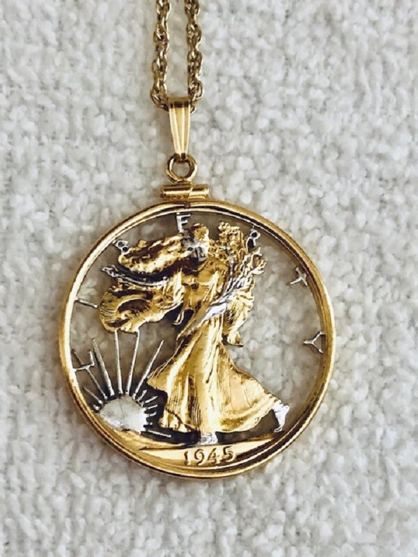VINTAGE HOLLYWOOD★Ladder Half Chain Necklace/追跡送 VINTAGE HOLLYWOOD☆Ladder Half Chain Necklace/追跡送