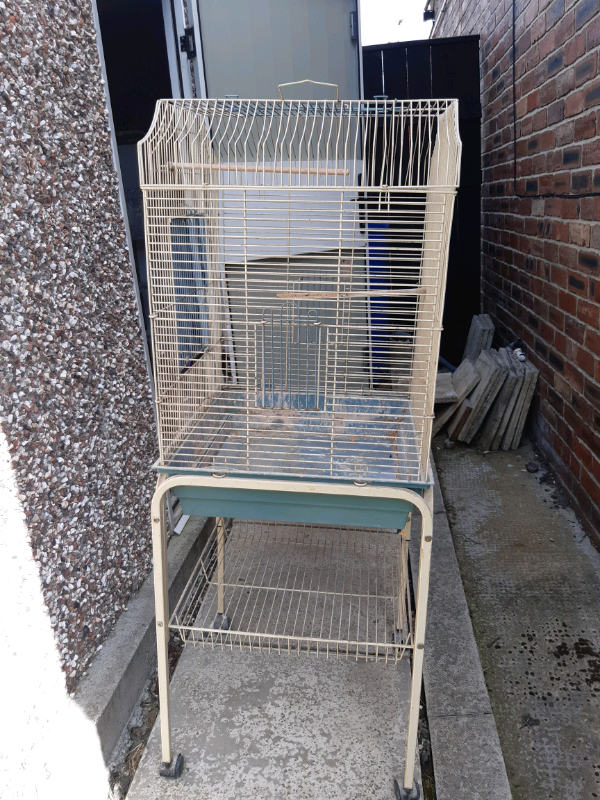 Small to medium bird cage on stand in Seaham, County Durham Gumtree