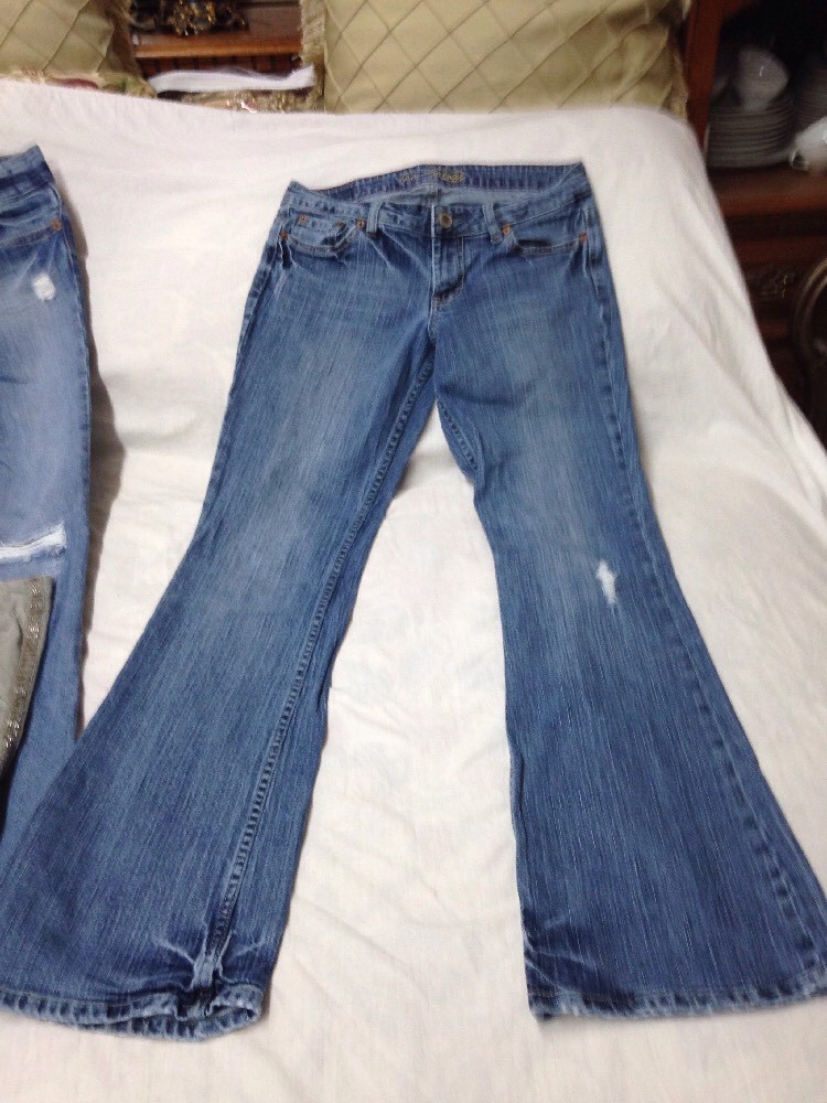 Lot of 5 AMERICAN EAGLE Women's 3 size 8 Long, 1 size 8 Regular, 1 size 8 Shorts